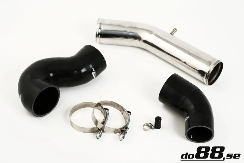 Volvo S60R/V70R (04–07) Undre Intercoolerrör Svart