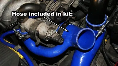 Spjällhusslang Volvo 850/S70/V70 Turbo (94–98) Blå