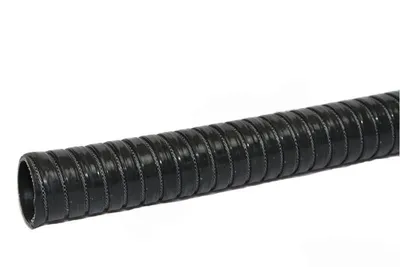 Silikonslang Svart Flexibel 1,5" (38mm)