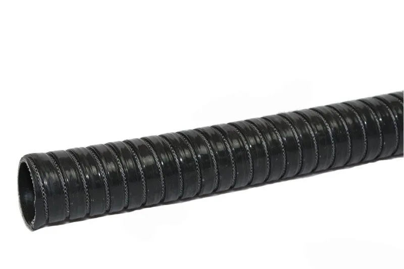 Silikonslang Svart Flexibel 1,5" (38mm)