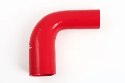 Silikonslang Röd 90° 1,5–1,75" (38–45mm)