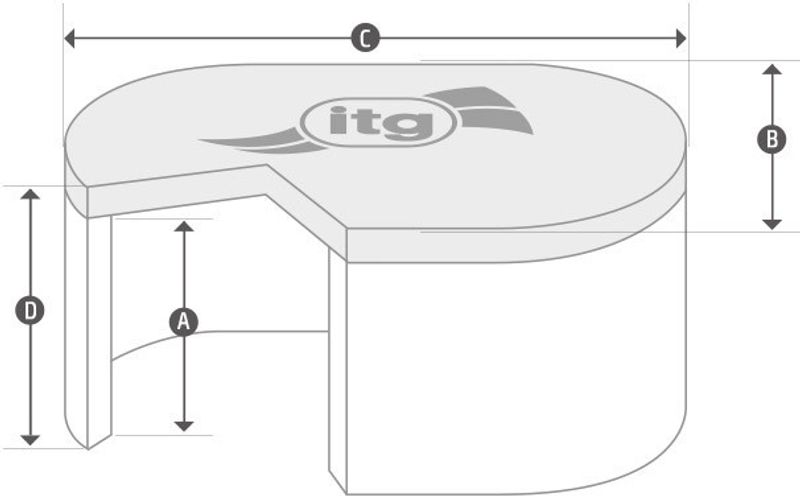 ITG JC20 täckande skumluftfilter