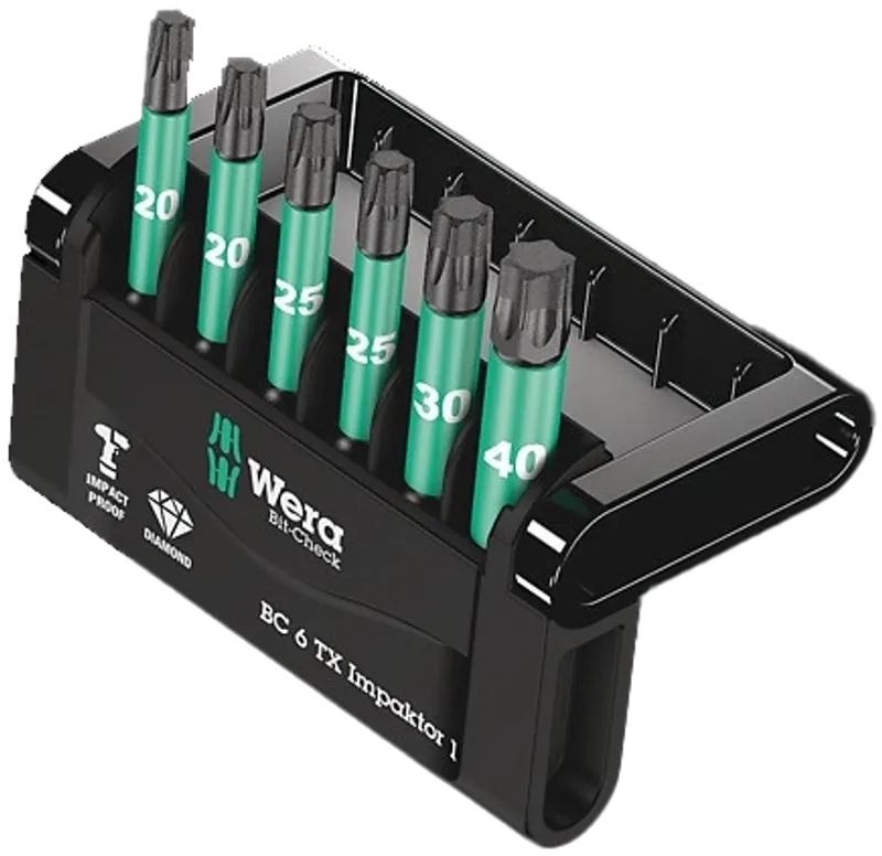 WERA Bit-Check 6 TX Impaktor 1