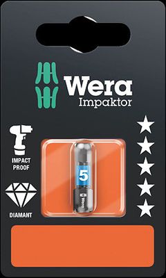 WERA 840/1 IMP DC Hex-Plus 5,0 x 25 mm
