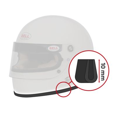 RUBBER PROFILE KIT – TRIM EDGE MEDIUM (V10) 1.7M BELL HELMET