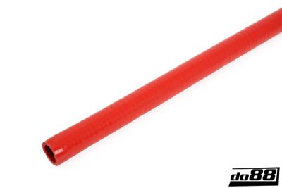 Silikonslang Röd Flexibel slät 1,25´´ (32mm)