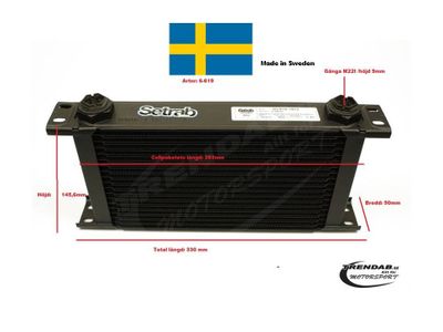 Setrab Oljekylare 19 Rader