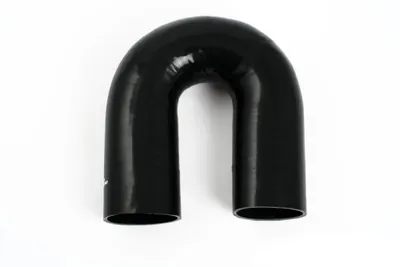 Silikonslang Svart 180° 4,5" (114mm)
