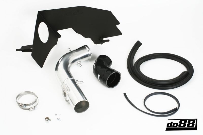 SAAB 9-3 2.0T 2005- Insugssystem utan filter, svart slang