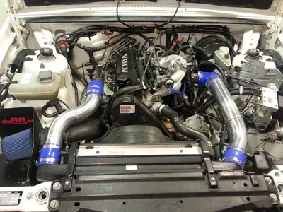 Volvo 7/940 Turbo Toppanslutning rörkit Blå slangar