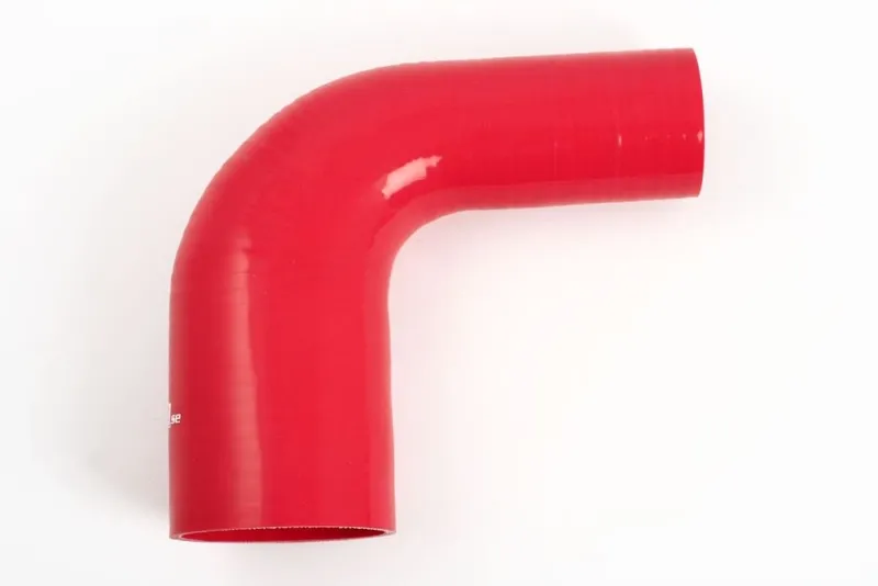 Silikonslang Röd 90° 2,375–2,75" (60–70mm)