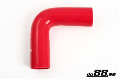 Silikonslang Röd 90 grader 1,75´´ (45mm)