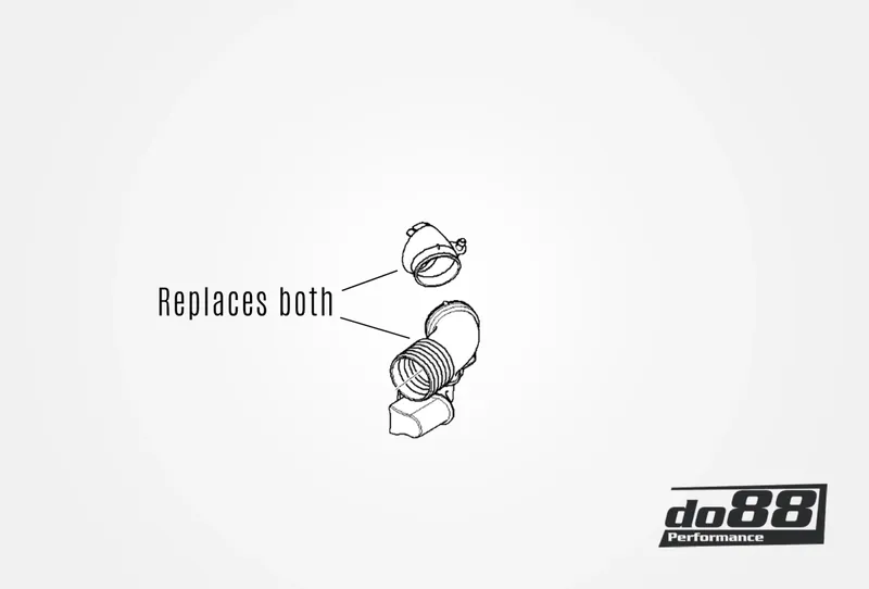 BMW 128i/325i/328i/330i E90/E82 (05–12) Intake Resonator Delete Svart