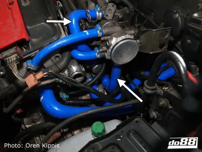 SAAB 9000 Turbo (91–98) Tomgångsmotorslangar Blå