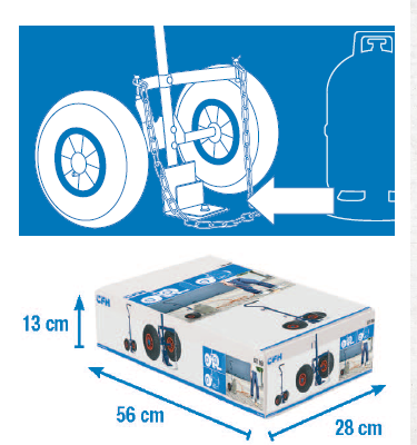 Gasolkärra Max 19