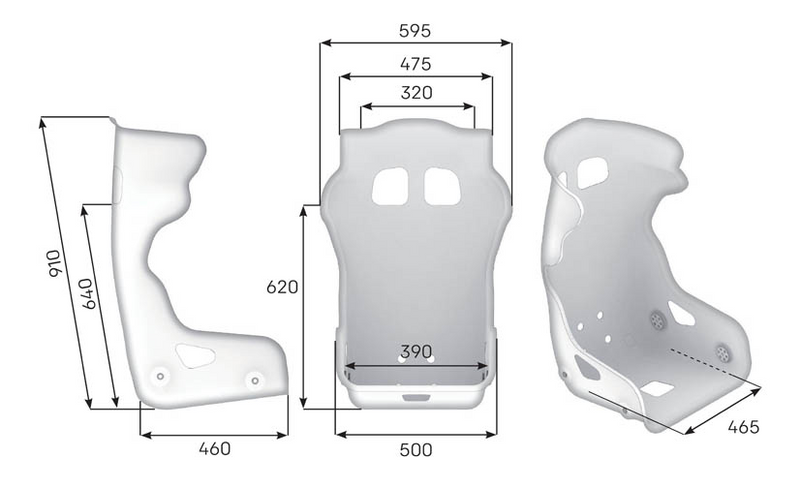 OMP HTC ONE Kolfiber Racingstol