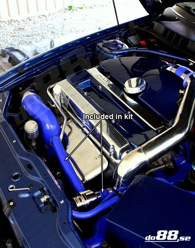 SAAB 900/9-3 Turbo (94–00) Komplementslangar Svart