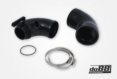 VAG 1.8 2.0 TSI (MQB) Turbo inloppsrör, Svart slang, OEM Turbo, do88 Luftburk