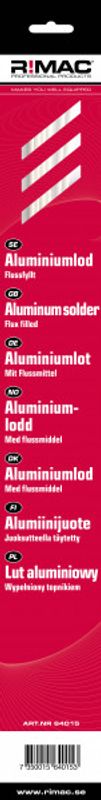 Aluminiumlod flussfyllt