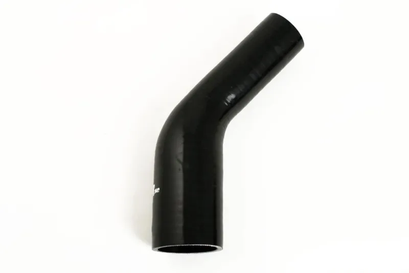 Silikonslang Svart 45° 1,5–1,75" (38–45 mm)