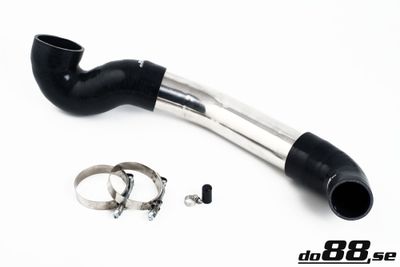 Volvo S60R V70R 04-07 Undre Intercoolerrör, Svart