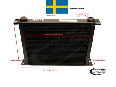 Oljekylare 34 cellpaket L: 358 H: 263,6 mm