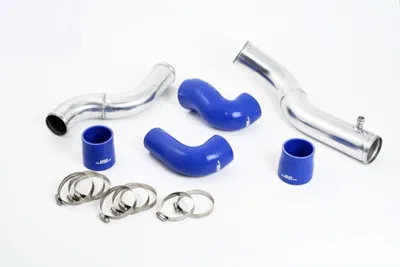 Volvo 740/940 Turbo Toppanslutning Rörkit med Blå Slangar