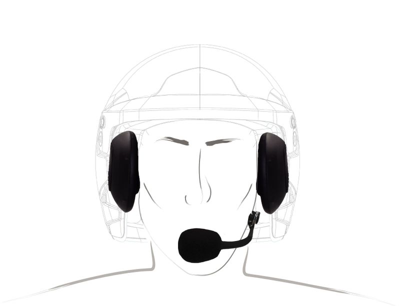 ZN för Jet Hjälm – Nexus 4 PIN STD (Stilo Hona/Peltor Hane)