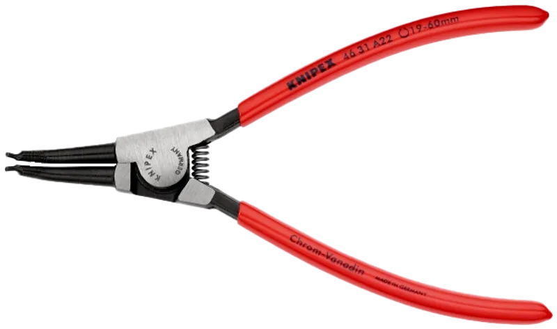 KNIPEX 4631 – låsringstänger med 45° spets