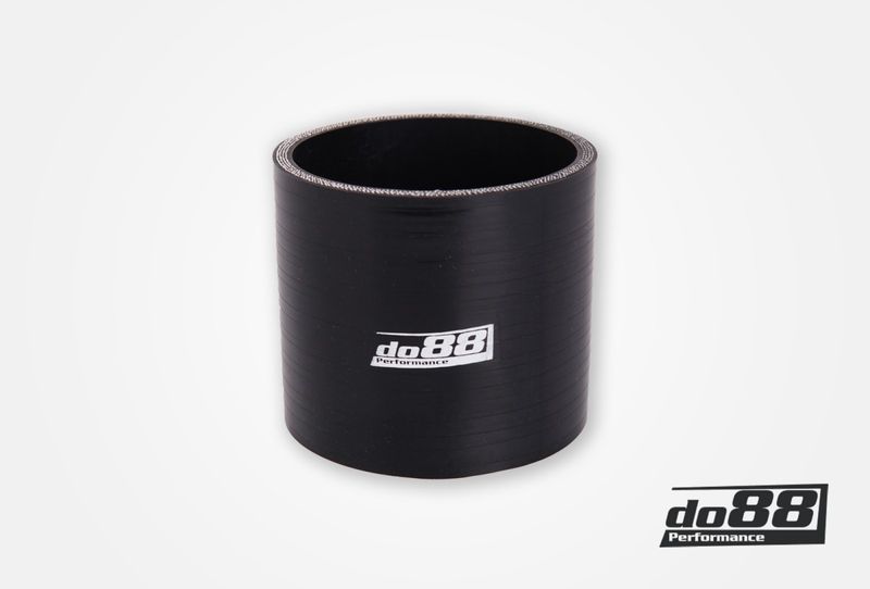 Silikonslang Svart Koppling 3'' (76mm) Längd 76mm