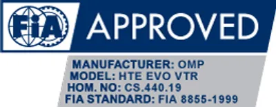 OMP HTE-EVO Glasfiber Racingstol