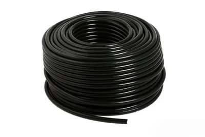 Silikonslang Armerad Svart 0,3125" (8mm)