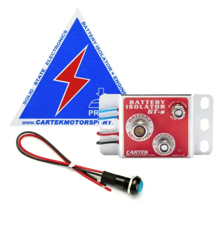 BATTERY ISOLATOR GT KIT (No External Button)