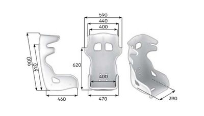 OMP HTE-EVO2 Racingstol 8855-2021