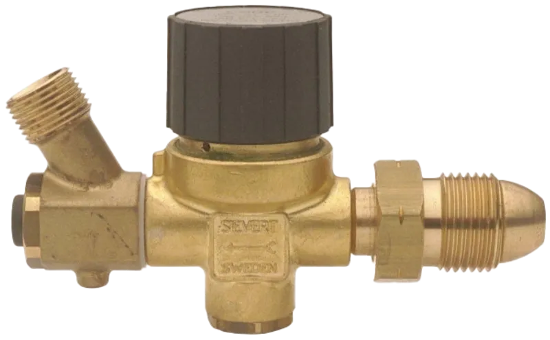 SIEVERT Gasolregulator med slangbrottsventil