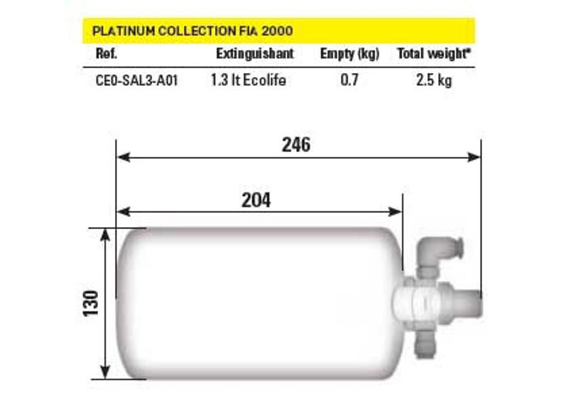 CESAL 3 OMP Platinum elektriskt sprinklersystem