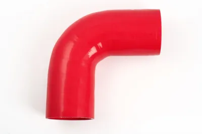 Silikonslang Röd 90° 3,25" (83mm)
