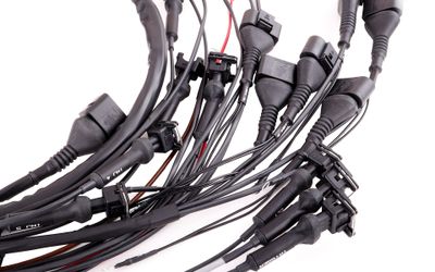 Kontakterad kabelhärva BMW M50 – inkl. tändspolar och LSU 4.2