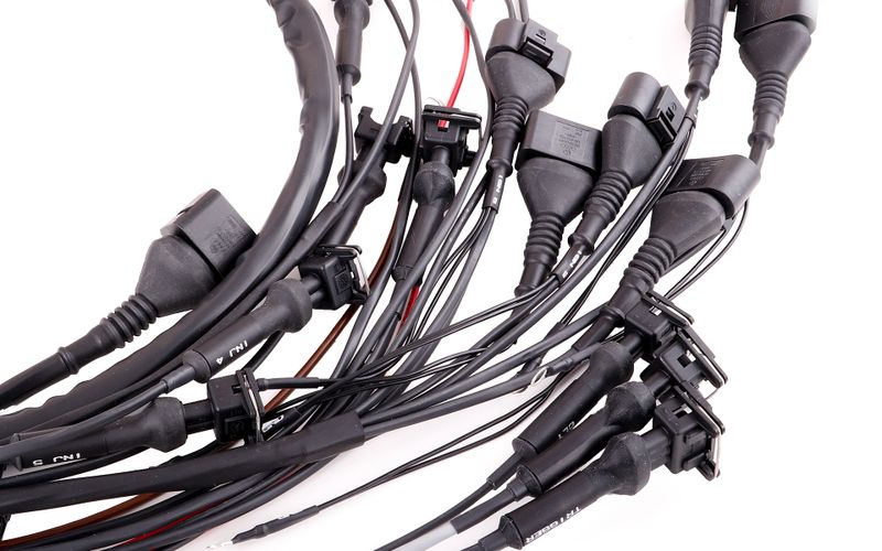 Kontakterad kabelhärva BMW M50 – inkl. tändspolar och LSU 4.2
