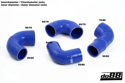 Tryckslangar Röd SAAB 9000 Turbo (91–98)