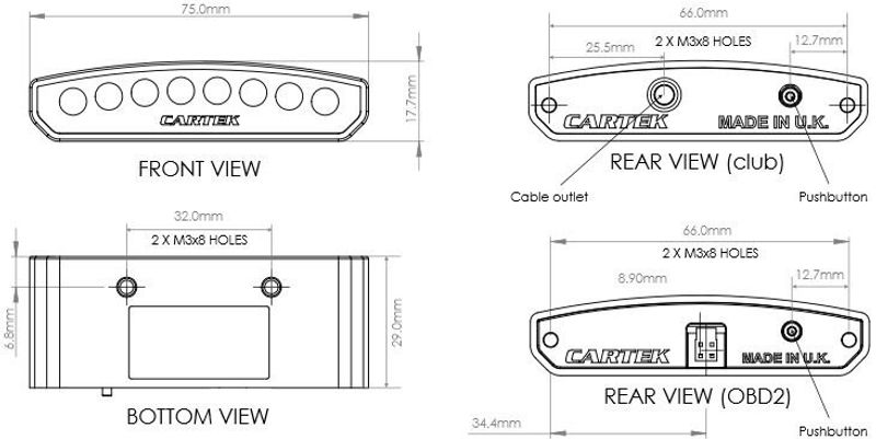 CARTEK SHIFT LIGHT