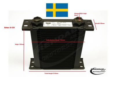 Setrab Oljekylare 25 Rader