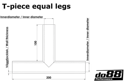 Silikonslang Svart T 0,5" (13mm)