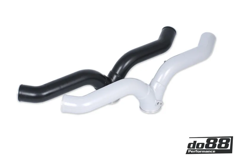 Porsche 997.1 Turbo Y-Rör (Silver, för OEM Intercooler)