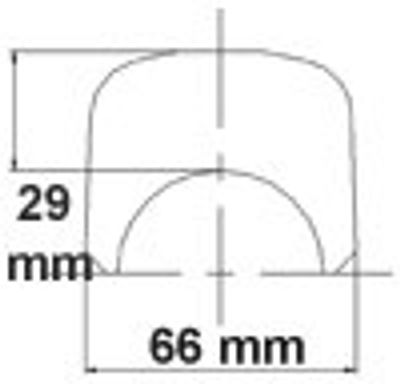 Burstoppning hård 49cm OMP FIA