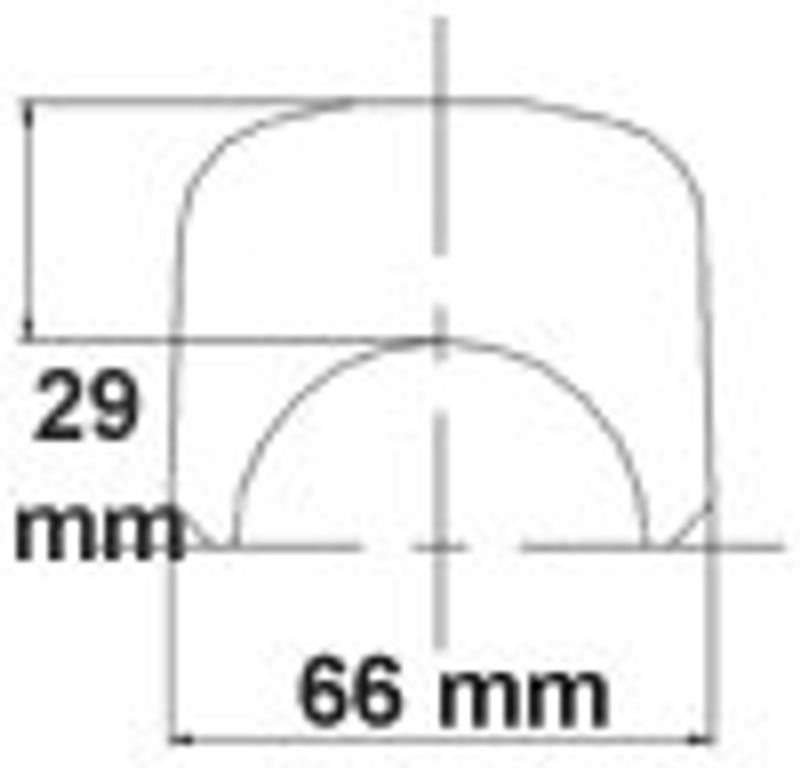 Burstoppning hård 49cm OMP FIA