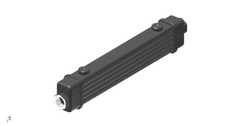 Setrab Slimline Oljekylare 6 Rader