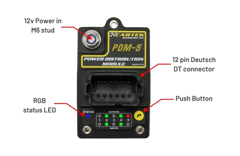 CARTEK Power Distribution Module (5 Channel)