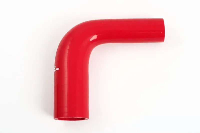 Silikonslang Röd 90° 1,25–1,75" (32–45mm)