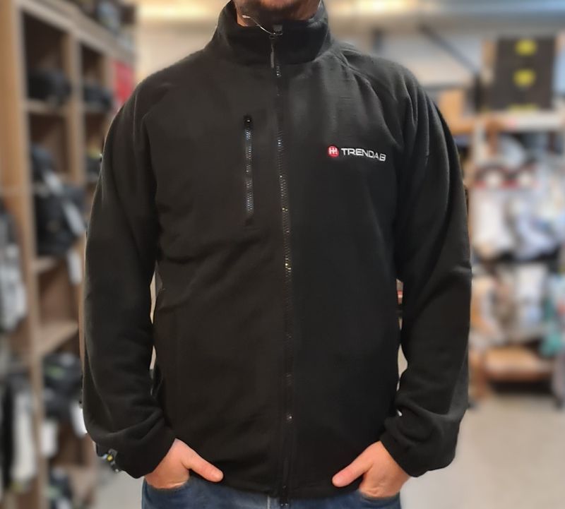 Trendab fleecejacka svart, EN ISO 13688